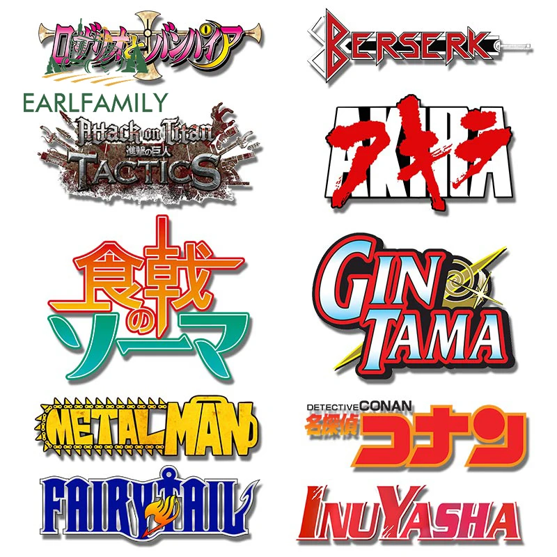 Laptop Accessories Logo - EARLFAMILY 13cm for Anime Logo Car