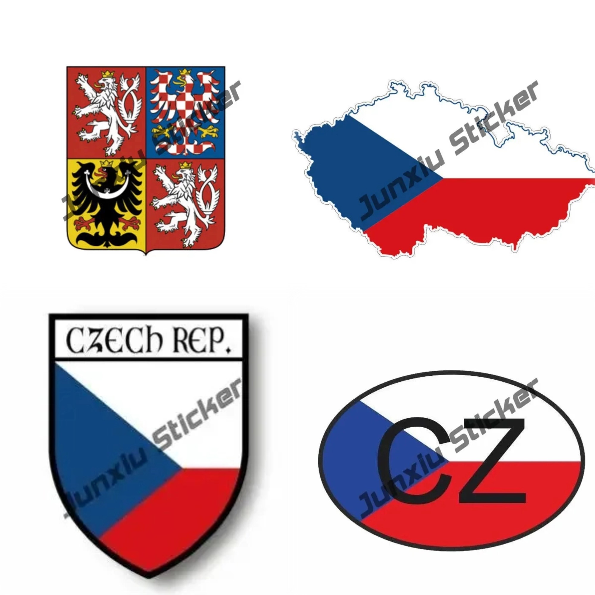 Laptop Accessories Logo - Czech Style Color Graphic Vinyl Sticker