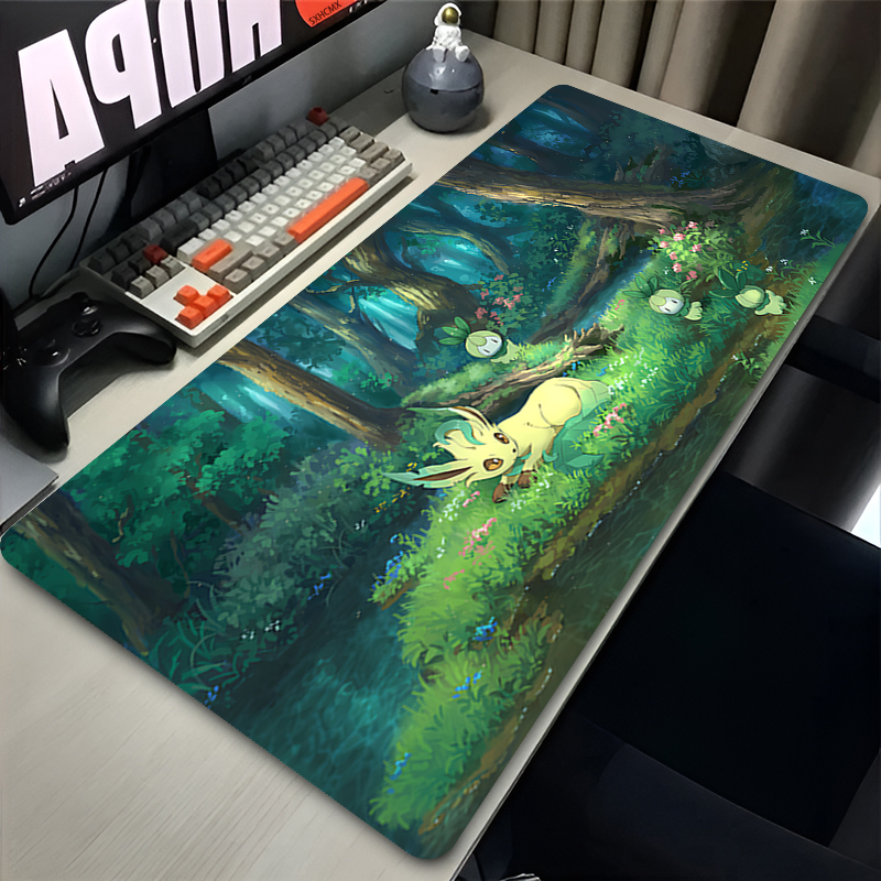 Laptop Accessories All - Mouse Pad Gamer P-pokemon Leafeon Large