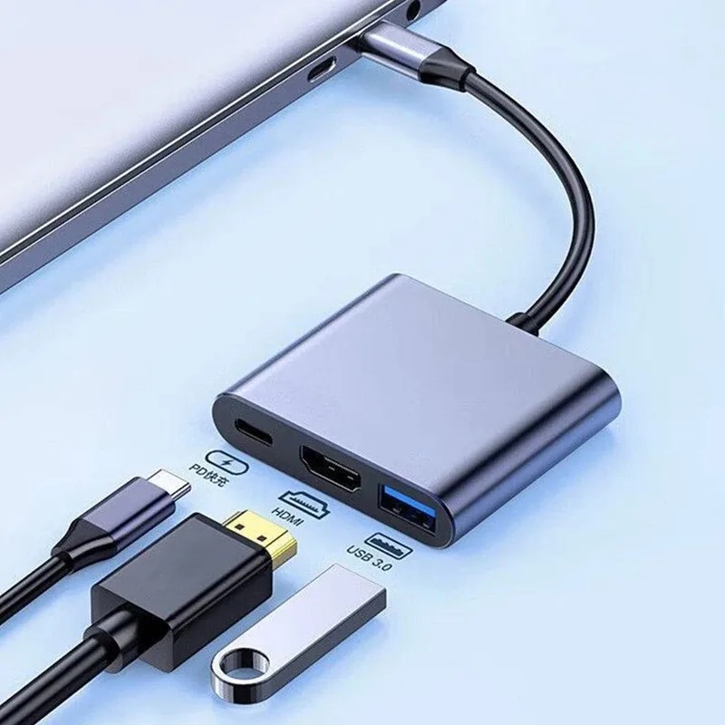 Usb C Docking Hub - USB C HUB 3in1 Type C
