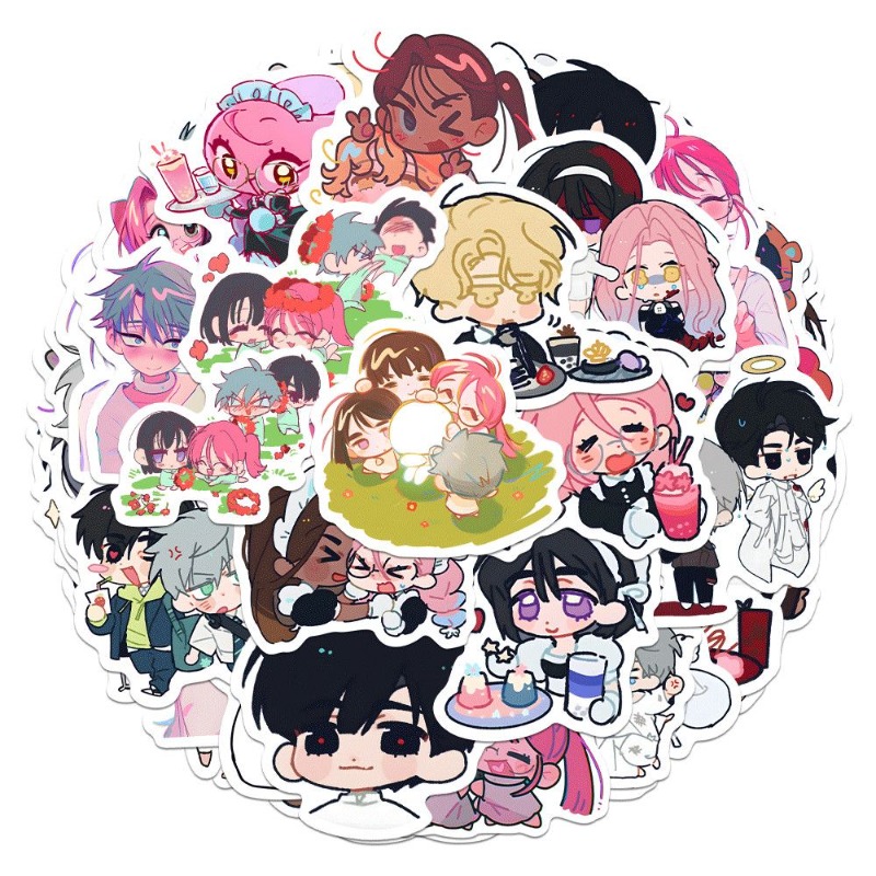 Laptop Accessories Gifts - 80Pcs/set Cartoon Anime Alien Stage Cute