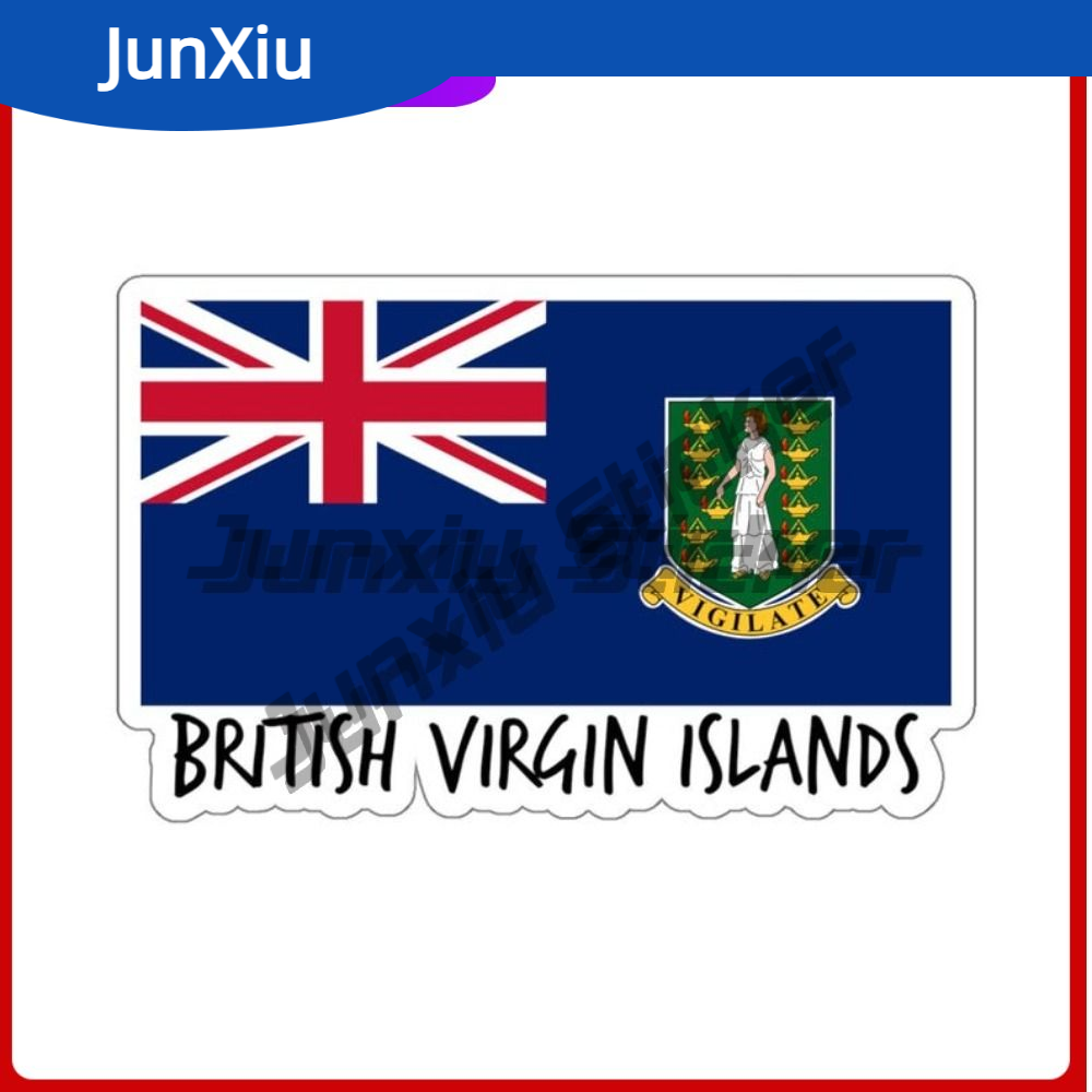 Laptop Accessories Gifts - British Virgin Islands Flag Gift Sticker
