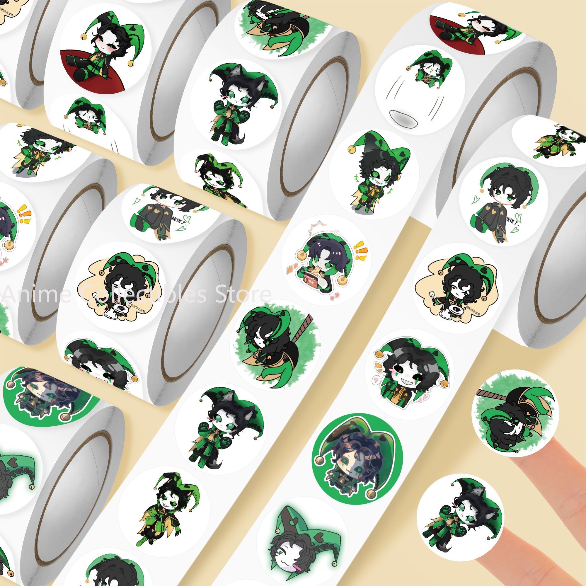 Laptop Accessories Gifts - 500Pc/Roll Anime The Freak Circus‌ Harleguin