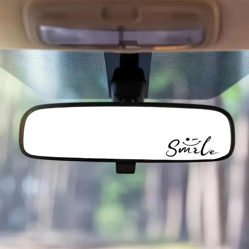 Laptop Accessories Gifts - Smiley Face Mirror Sticker Glossy Waterproof