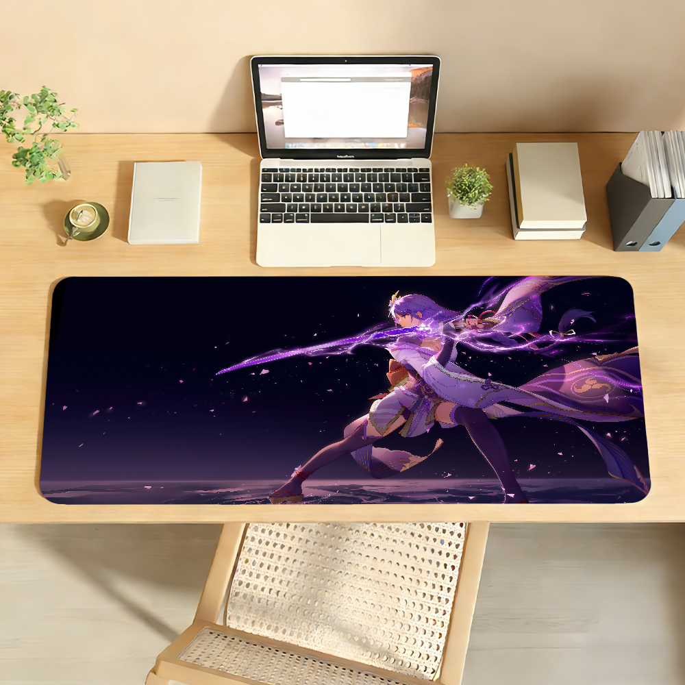 Laptop Accessories For Protection - Genshin Impact Raiden Shogun MousePad Non-slip