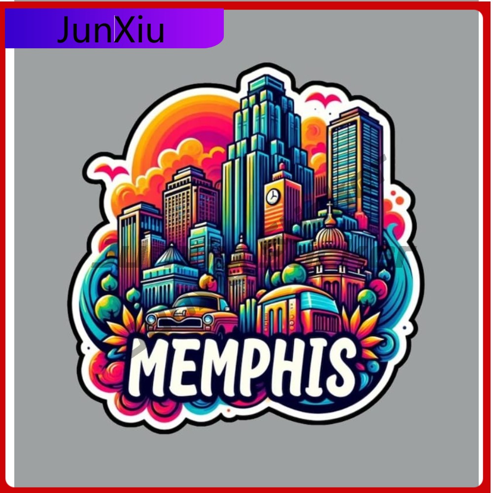 Laptop Accessories Logo - Memphis Tennessee Sticker Accessories For Bumper