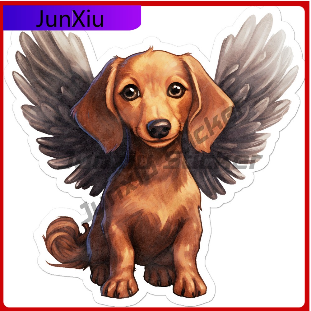 Laptop Accessories To Have - Dachshund Angel Vinyl New Must Have