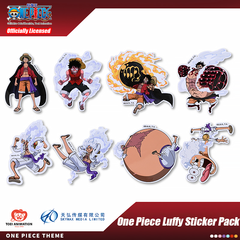 8pcs Official One Piece Luffy  - Laptop Accessories Gifts ulasan dan harga