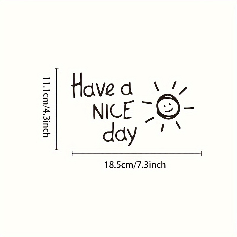 Have A Nice Day Waterproof Vin - Laptop Accessories To Have ulasan dan harga