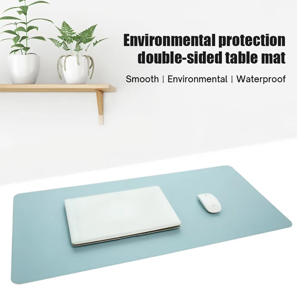 Desk Mat Waterproof PU Leather - Laptop Accessories For Protection ulasan dan harga