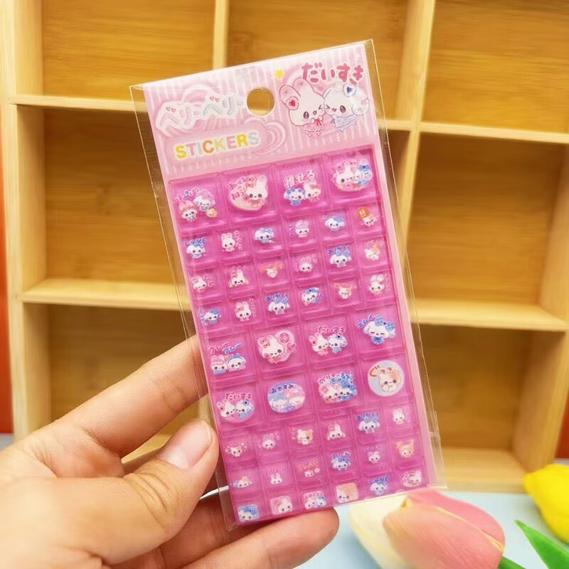 2/4p Solid Square Sticker Diy  - Laptop Accessories Gifts ulasan dan harga