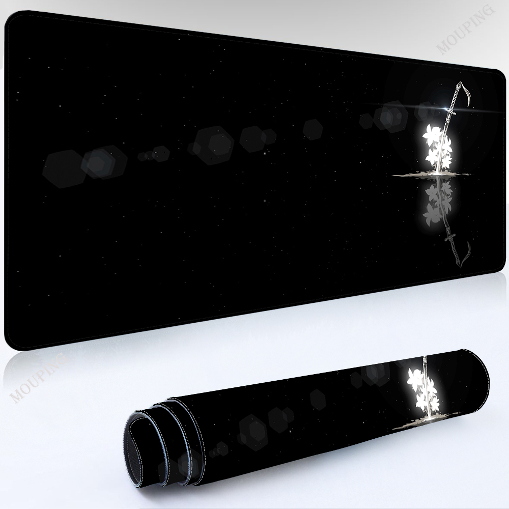 Black Mausepad Art Table Mouse - Laptop Accessories For Protection ulasan dan harga