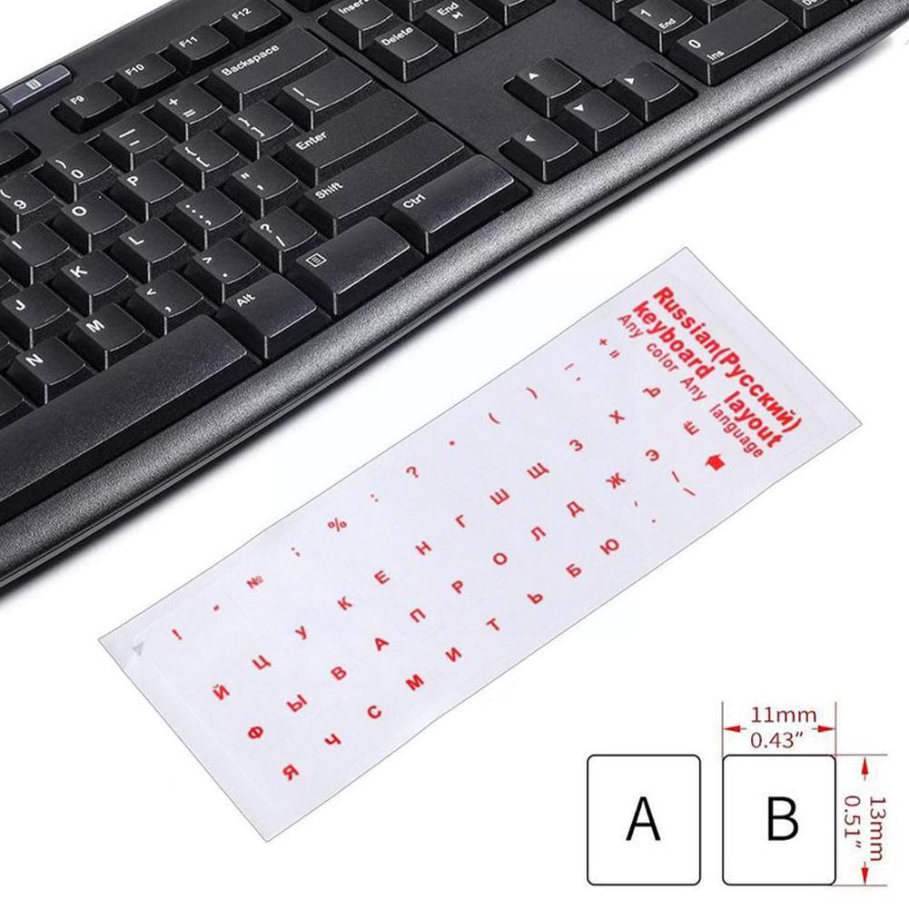 1PC Clear Russian Sticker Film - Laptop Accessories For Protection ulasan dan harga