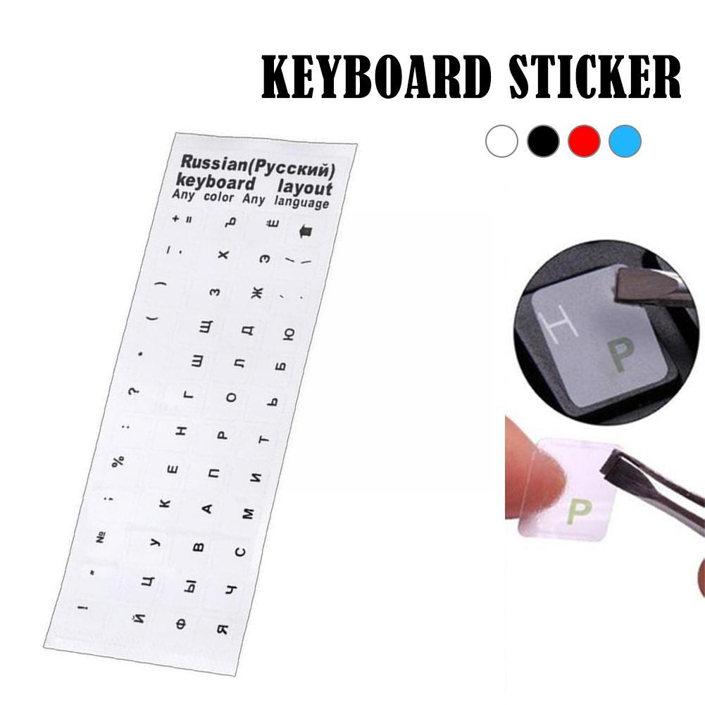 1PC Clear Russian Sticker Film - Laptop Accessories For Protection ulasan dan harga