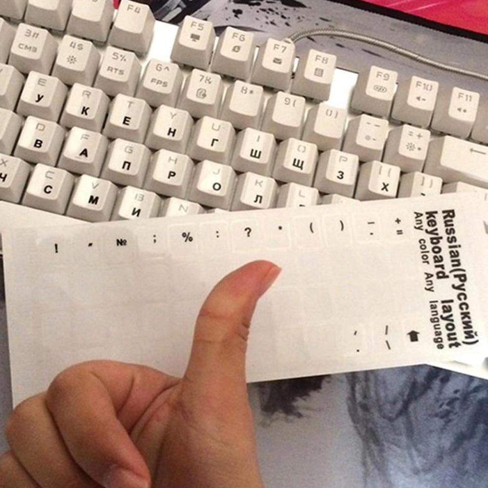 1PC Clear Russian Sticker Film - Laptop Accessories For Protection ulasan dan harga