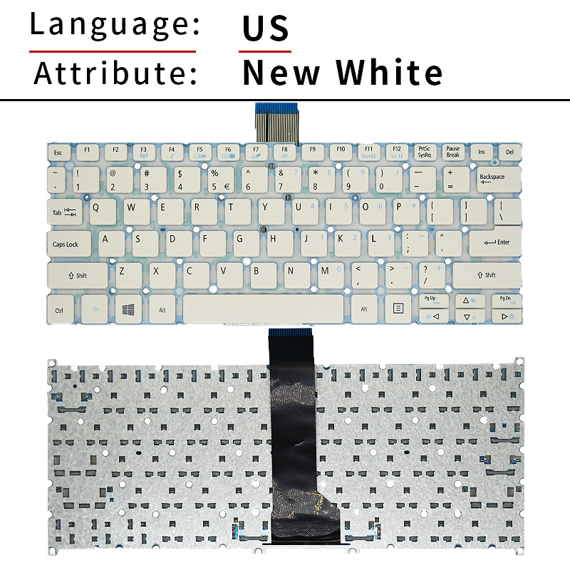 New US/English Laptop Keyboard - Laptop Accessories Acer ulasan dan harga