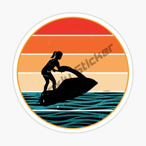 Personality Logo Jet Ski Stick - Laptop Accessories Logo ulasan dan harga