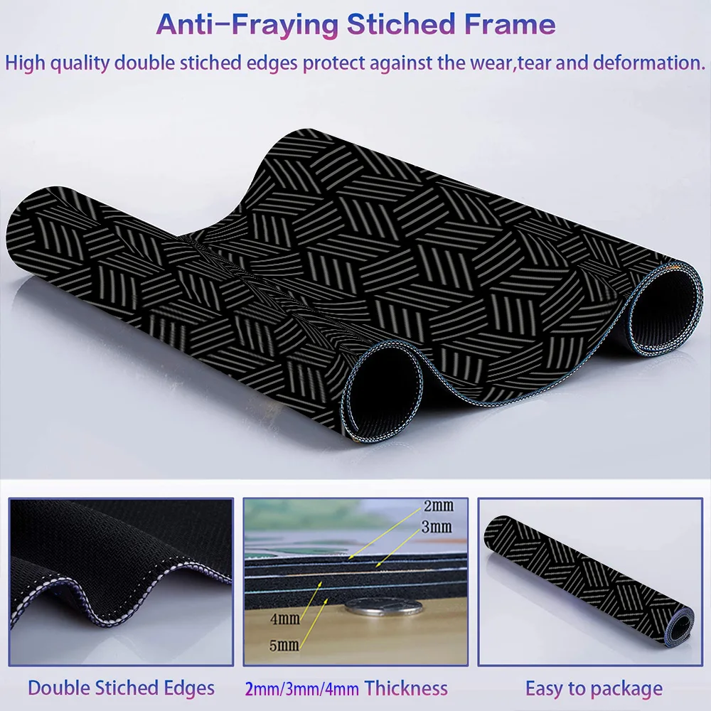 Laptop Black Mouse Pad Simple  - Laptop Accessories For Protection ulasan dan harga