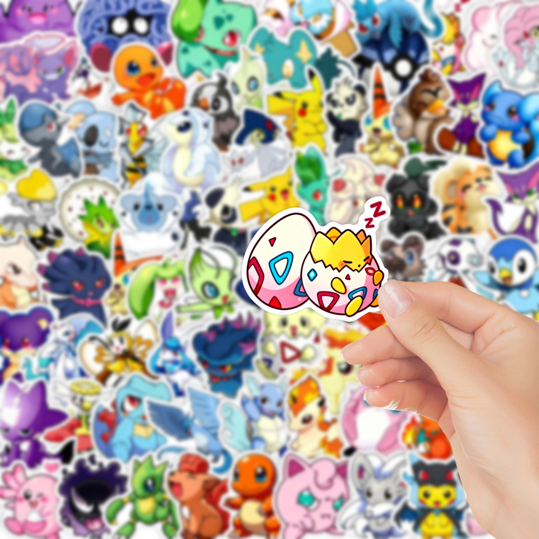 100/200pcs Pokemon Anime Stick - Laptop Accessories Gifts ulasan dan harga