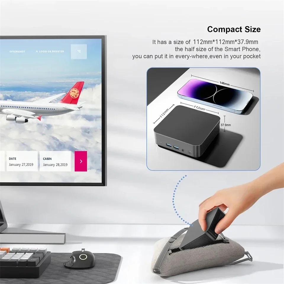 NEW MINI PC Computer Intel Cor - Laptop Accessories Sleeve ulasan dan harga