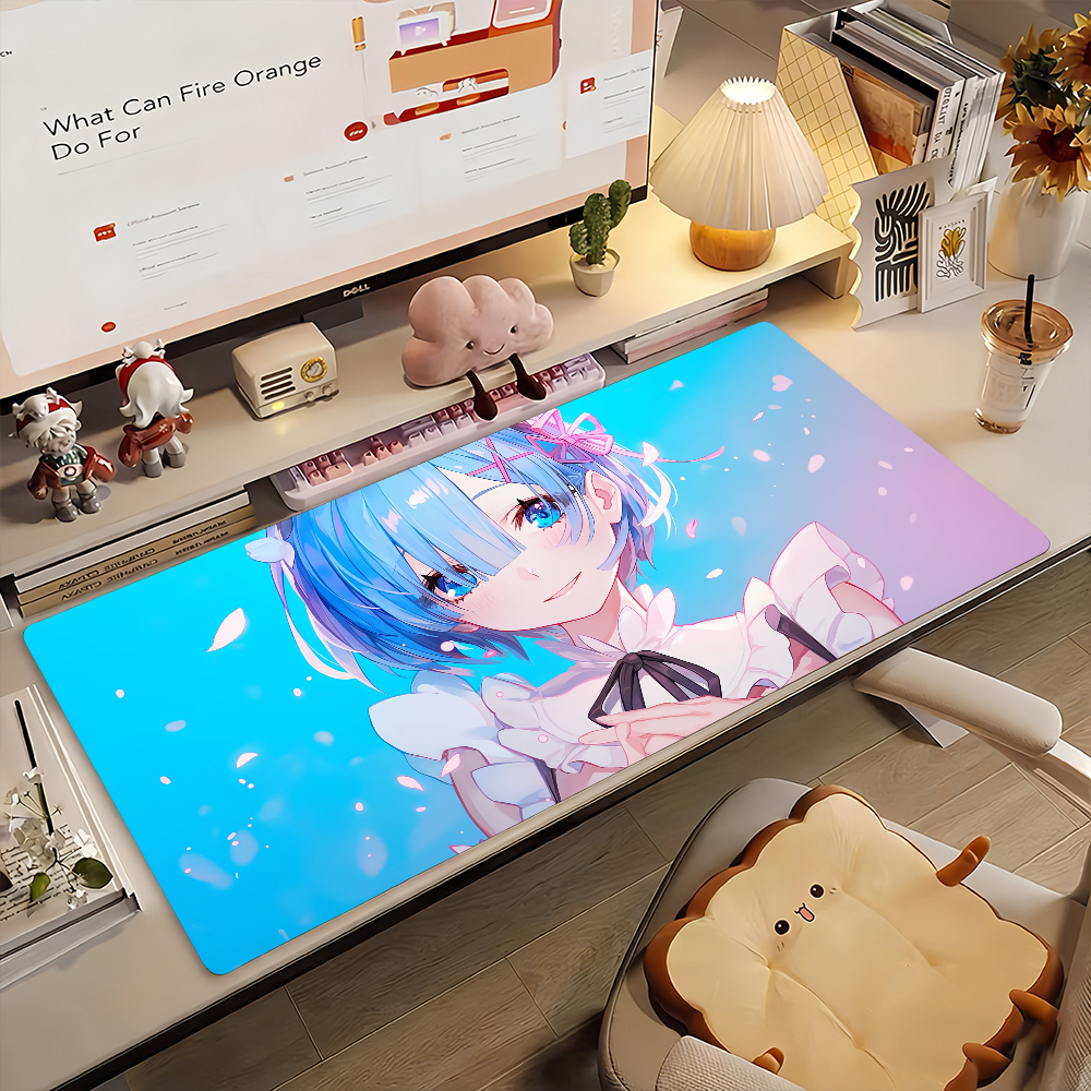 Cute R-Re Zero Rem Mouse Pad   - Laptop Accessories For Protection ulasan dan harga