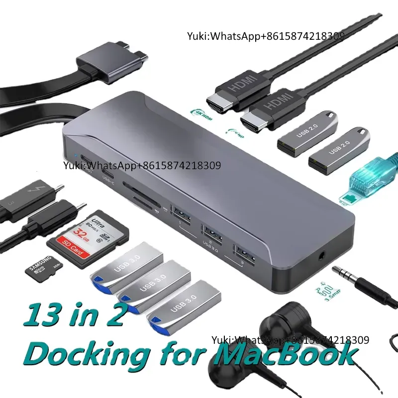 Hot Selling Dual Display Scree - Usb C Docking Hub ulasan dan harga