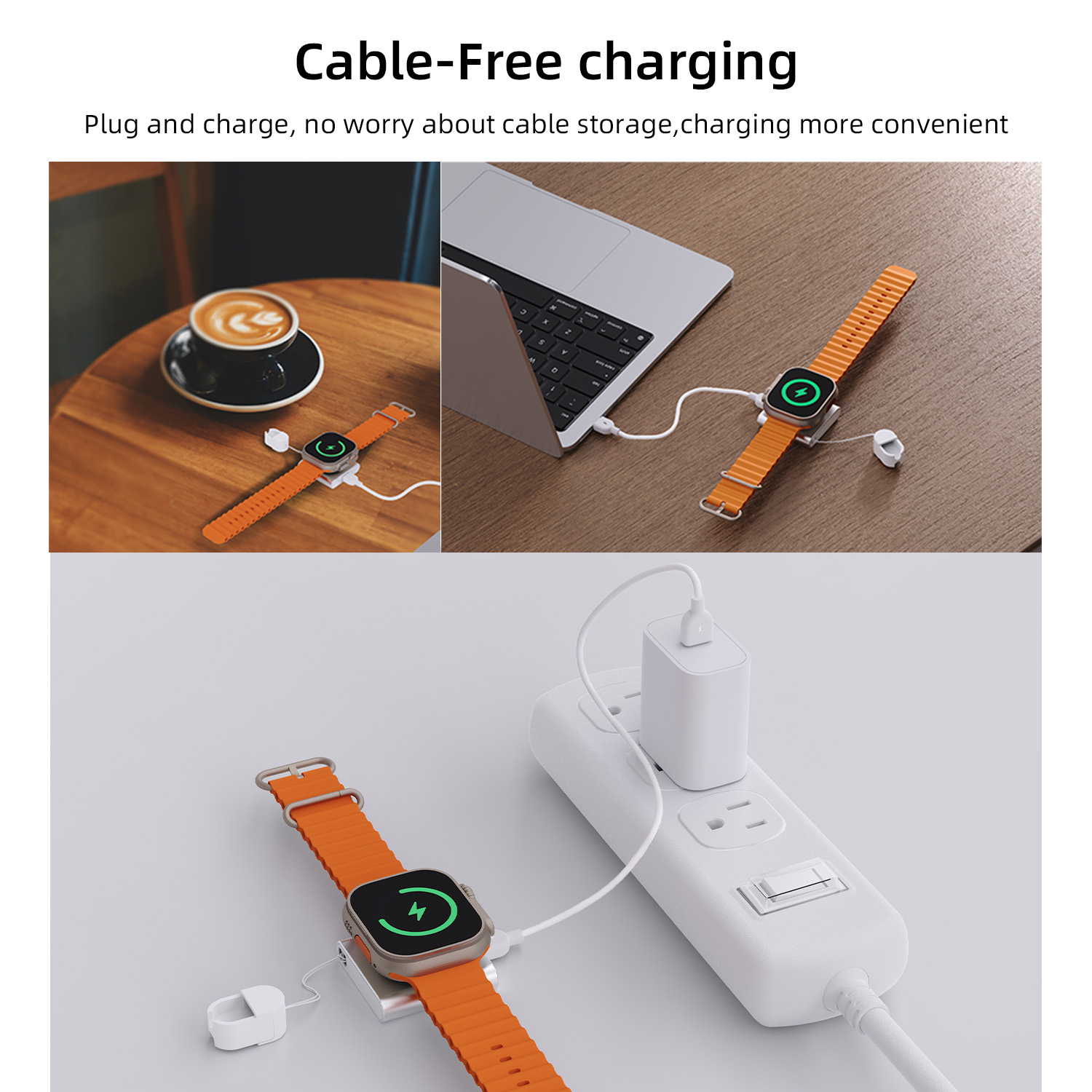Bonola For Apple Watch Charger - Usb C Docking Hub ulasan dan harga