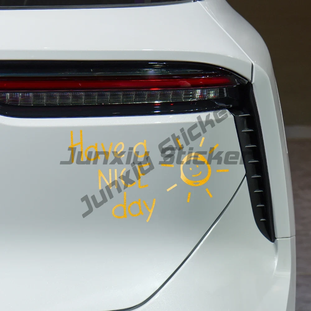 Have A Nice Day Car Stickers A - Laptop Accessories To Have ulasan dan harga