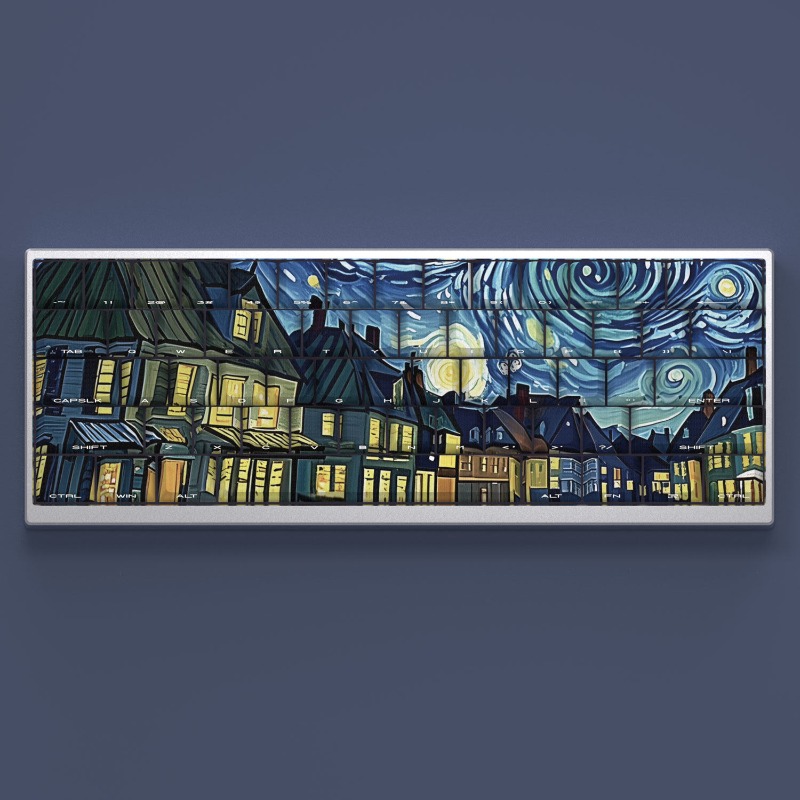 Van Gogh Starry Sky Theme Keyc - Laptop Accessories Gifts ulasan dan harga
