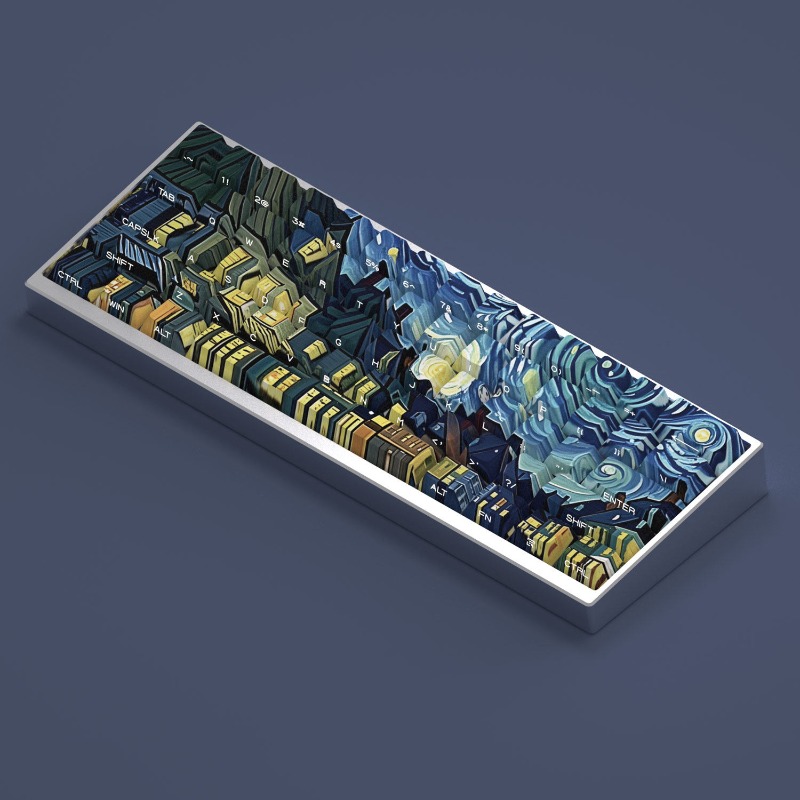 Van Gogh Starry Sky Theme Keyc - Laptop Accessories Gifts ulasan dan harga
