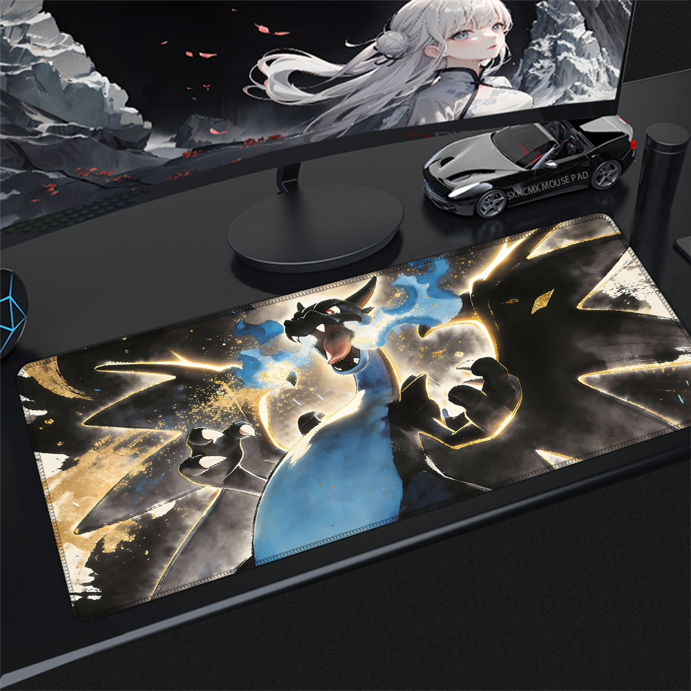 Gaming Mouse Pad Charizard XXL - Laptop Accessories Gifts ulasan dan harga