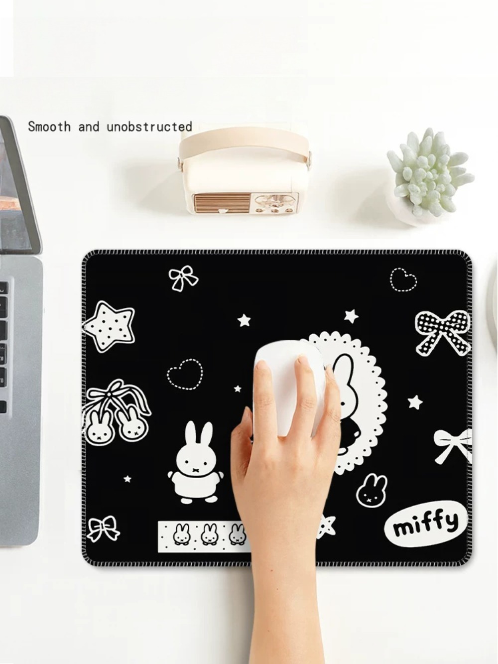 Cartoon Miffy Mouse Pad Small  - Laptop Accessories Gifts ulasan dan harga