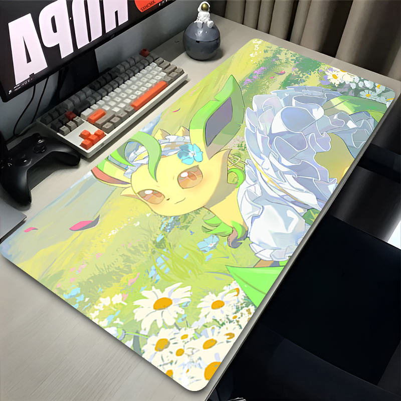 Mouse Pad Gamer P-pokemon Leaf - Laptop Accessories All ulasan dan harga