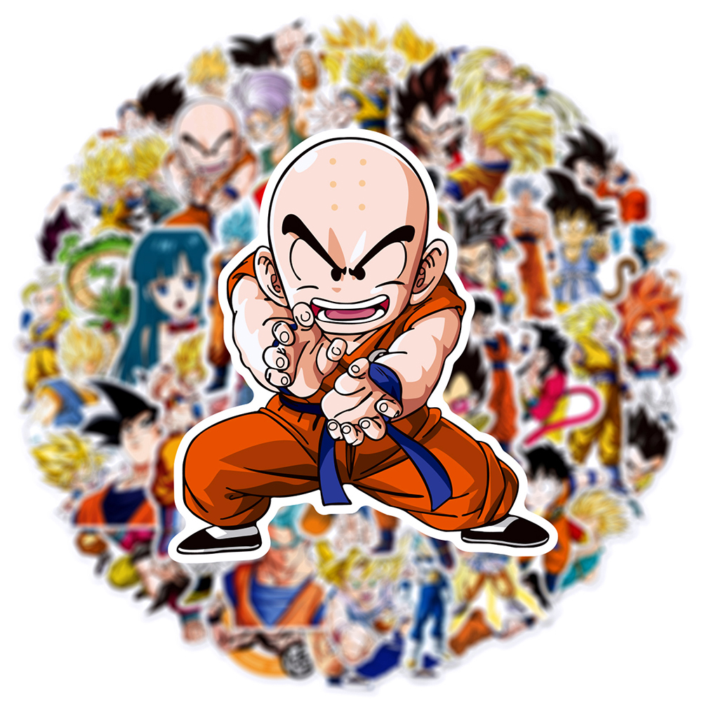 50pcs Anime Dragon Ball Sticke - Laptop Accessories All ulasan dan harga