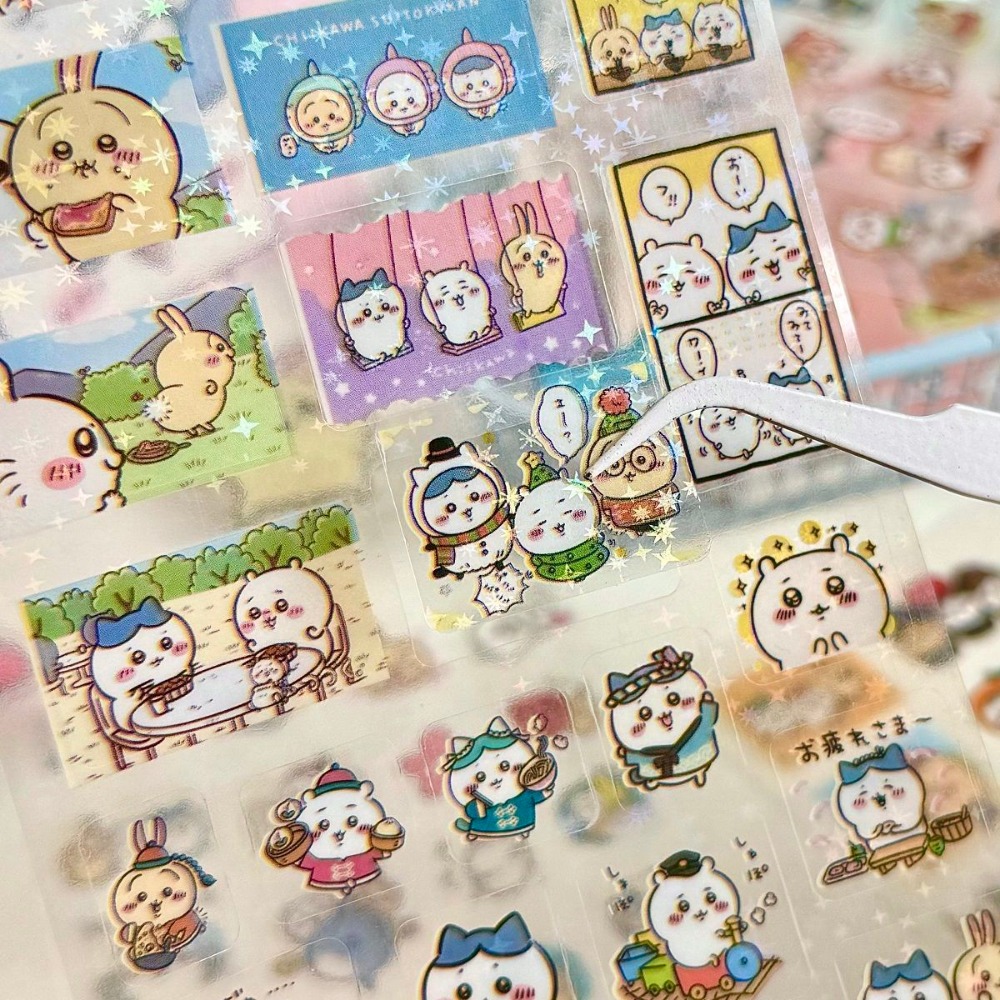 30Pcs Chiikawa Laser Stickers  - Laptop Accessories All ulasan dan harga