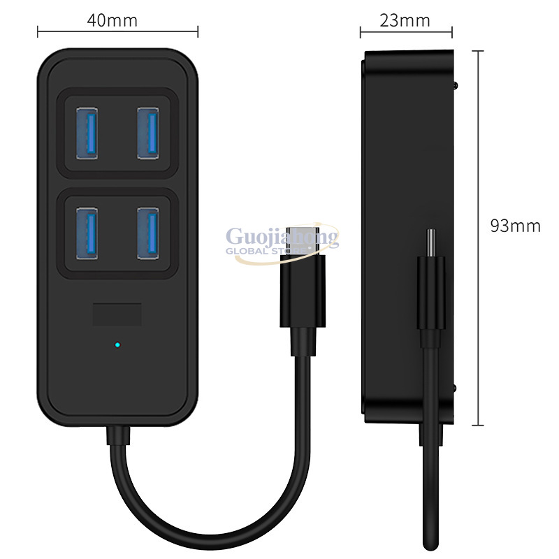 Cross-border USB3.0 hub, USB i - Usb C Docking Hub ulasan dan harga
