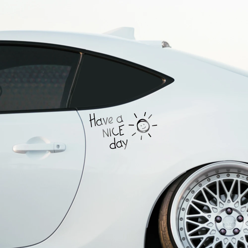 Have A Nice Day Reflective Car - Laptop Accessories To Have ulasan dan harga