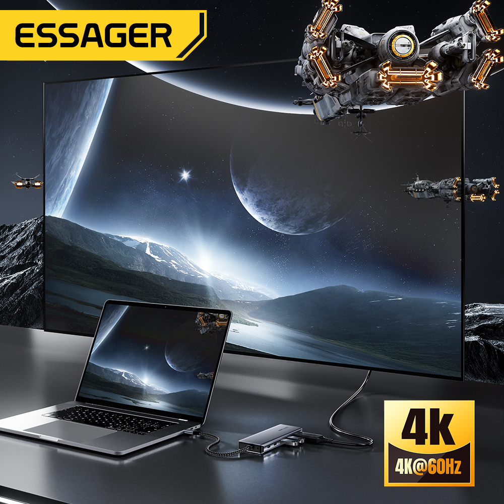 Essager USB C Hub With M.2 SSD - Usb C Docking Hub ulasan dan harga