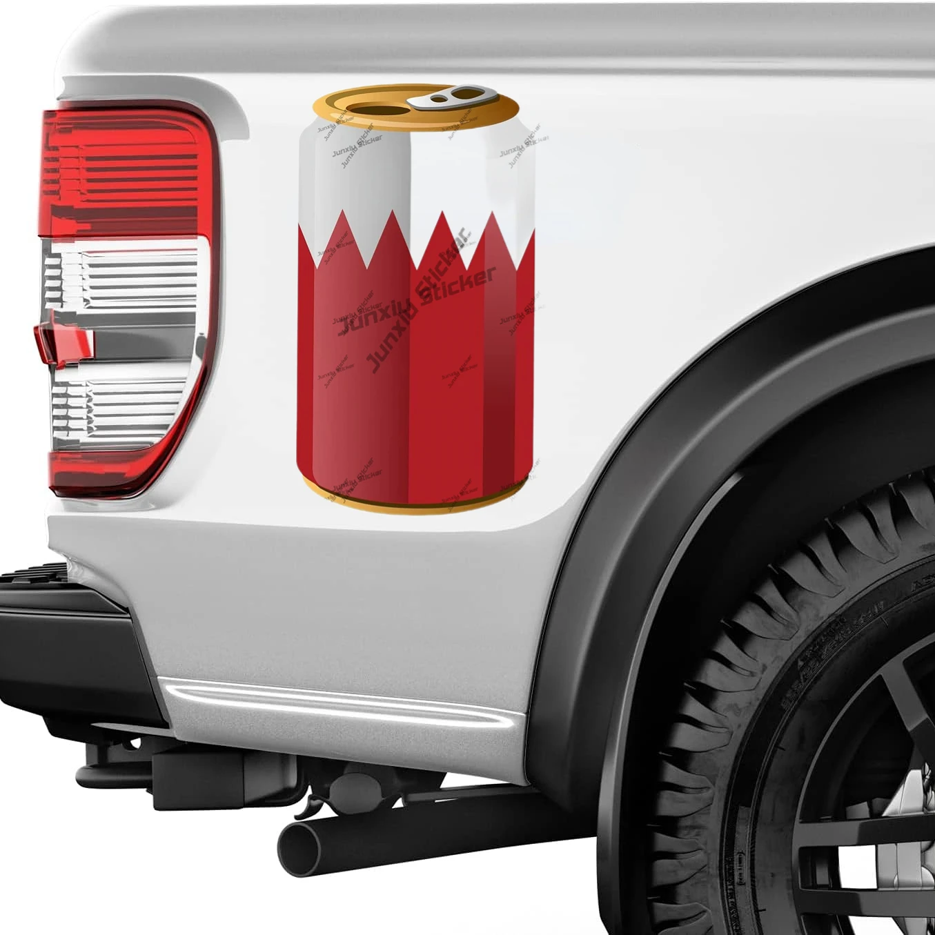 Bahrain Flag Soda Can Sticker  - Laptop Accessories Logo ulasan dan harga