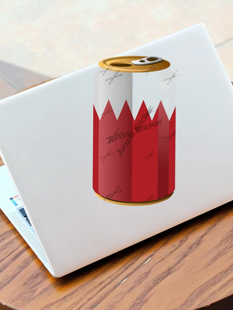 Bahrain Flag Soda Can Sticker  - Laptop Accessories Logo ulasan dan harga