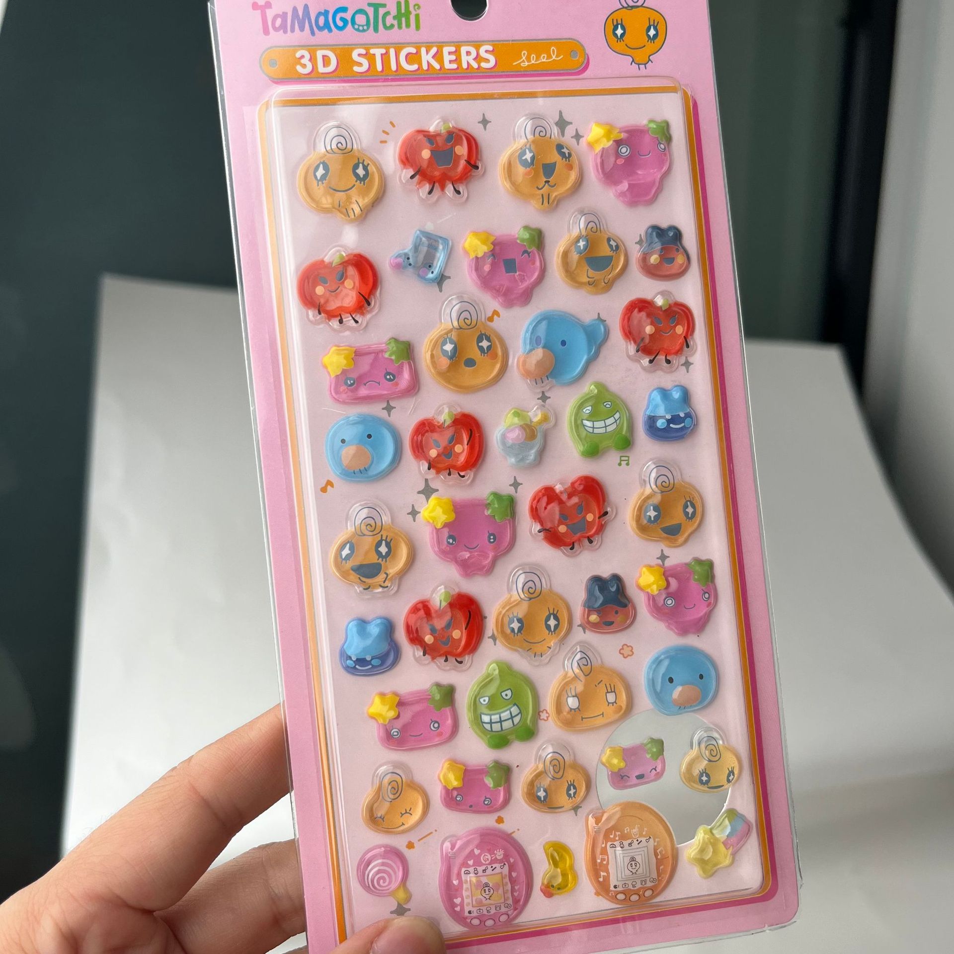 Cute Tamagotchi 3D Puffy Stick - Laptop Accessories Gifts ulasan dan harga