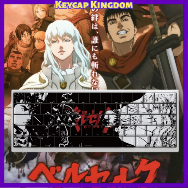 BERSERK Theme Anime Keycap 98  - Laptop Accessories Gifts ulasan dan harga