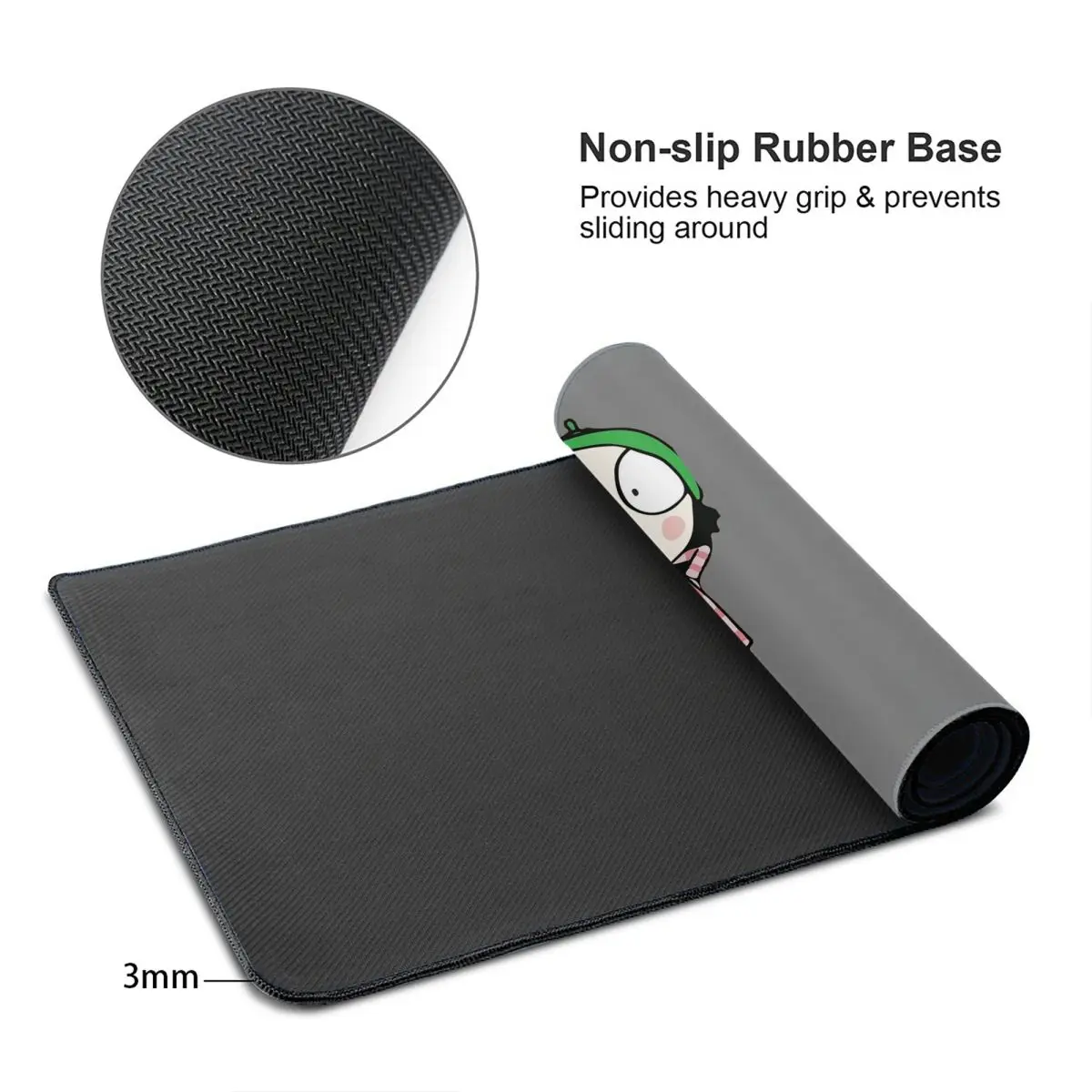 Large Mouse Pad Sarah And Duck - Laptop Accessories To Have ulasan dan harga