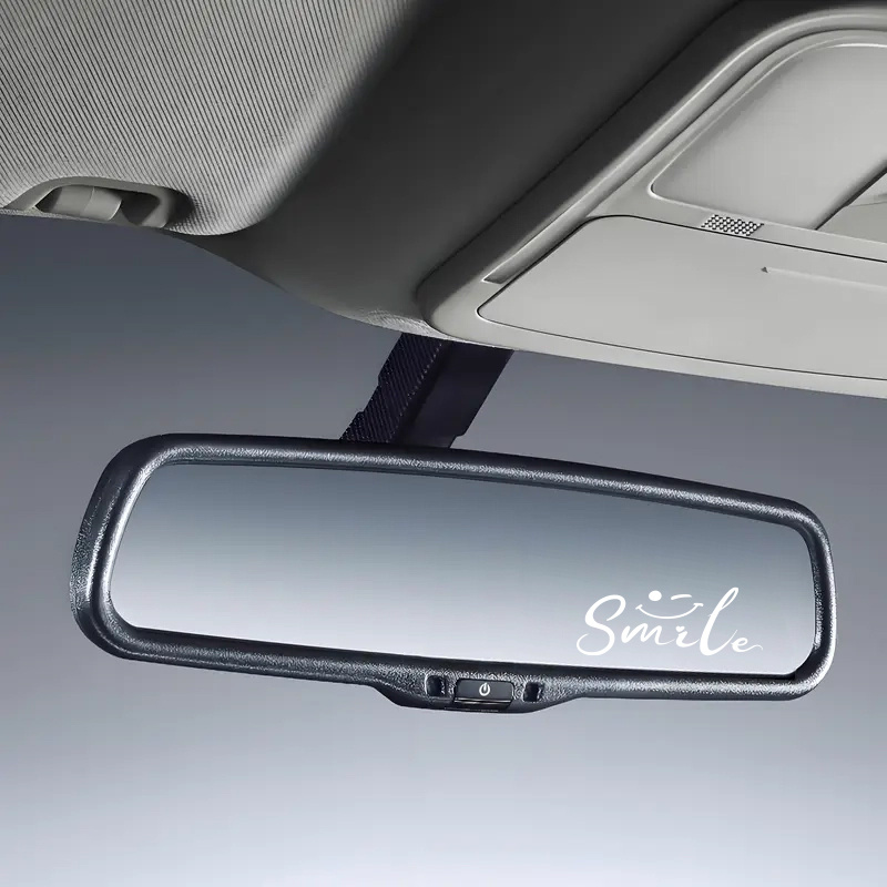 Smiley Face Mirror Sticker Glo - Laptop Accessories Gifts ulasan dan harga