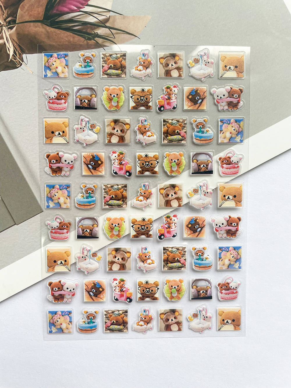 Mini Kawaii Rilakkuma Pvc Post - Laptop Accessories Gifts ulasan dan harga