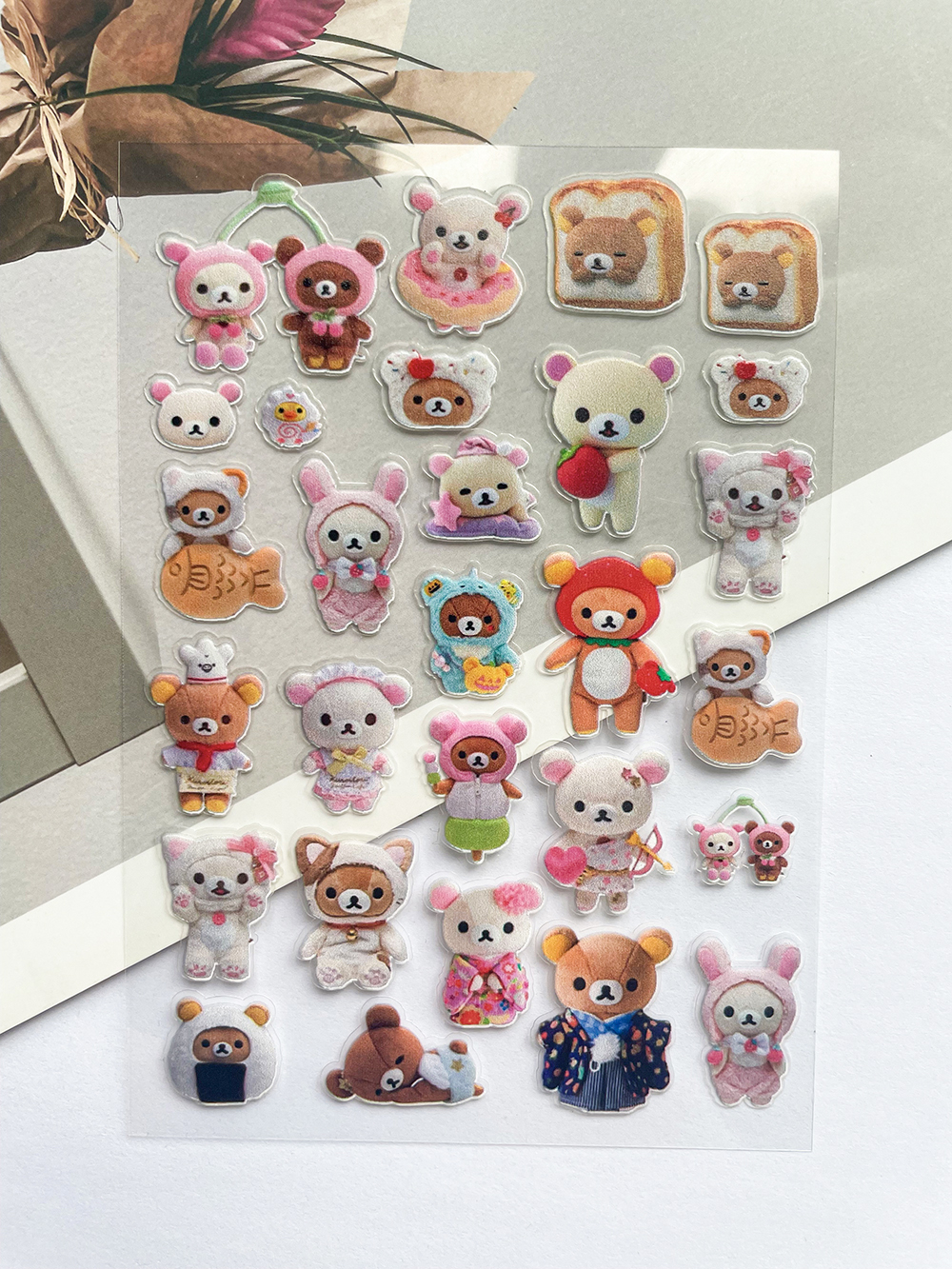 Mini Kawaii Rilakkuma Pvc Post - Laptop Accessories Gifts ulasan dan harga