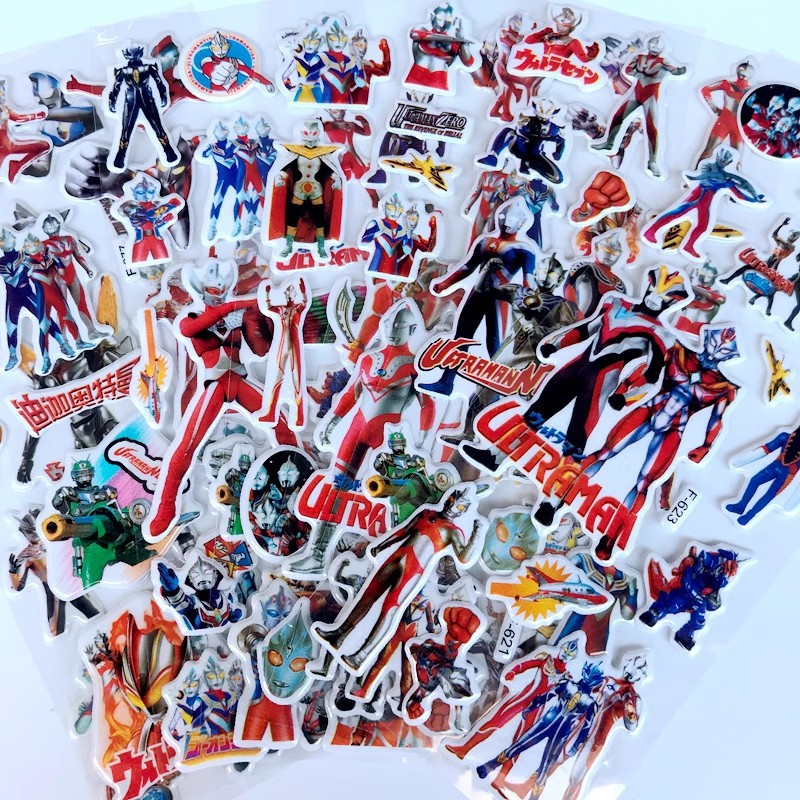 10pcs Cartoon Ultraman 3D Bubb - Laptop Accessories For Protection ulasan dan harga