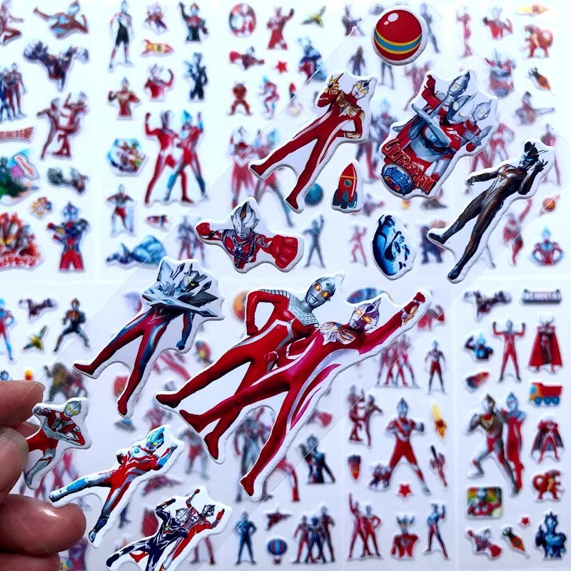 10pcs Cartoon Ultraman 3D Bubb - Laptop Accessories For Protection ulasan dan harga