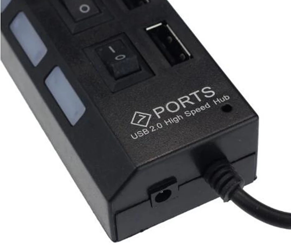 7 Port USB 2.0 Hub Splitter Fo - Laptop Accessories All ulasan dan harga