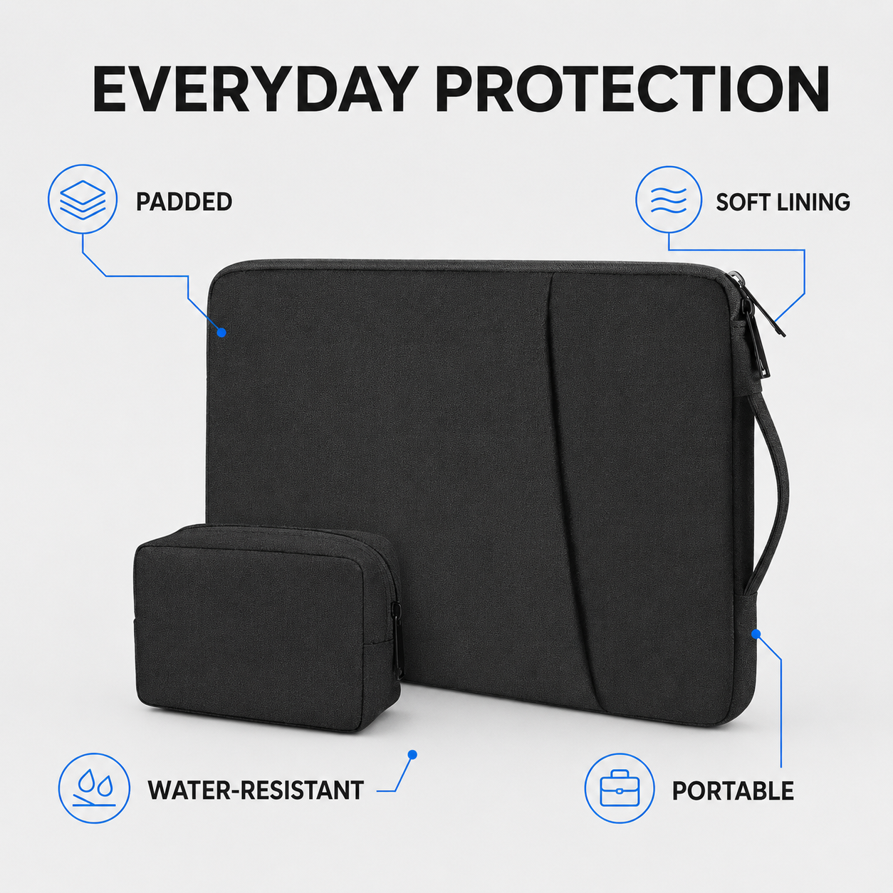 SOARSHOT Laptop Sleeve Bag 13  - Laptop Accessories Sleeve ulasan dan harga
